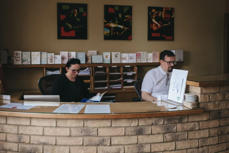 The welcoming interior of Alexander House, our dedicated funeral home